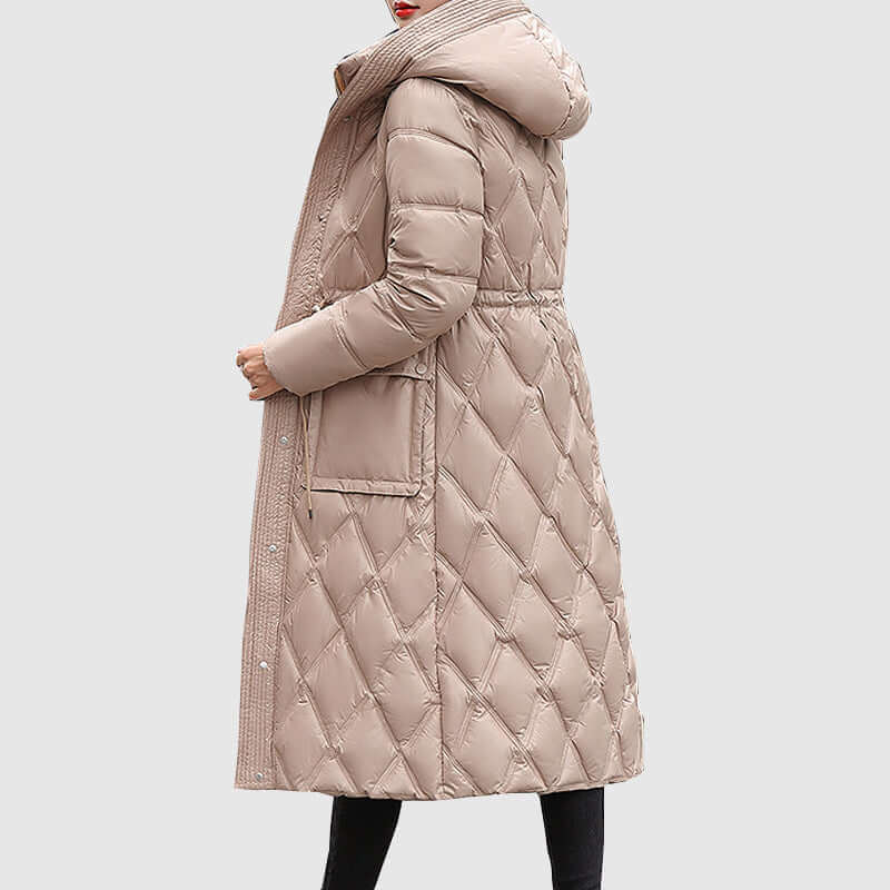 Women's Insulated Hooded Jacket: Warm & Stylish Winter Wear