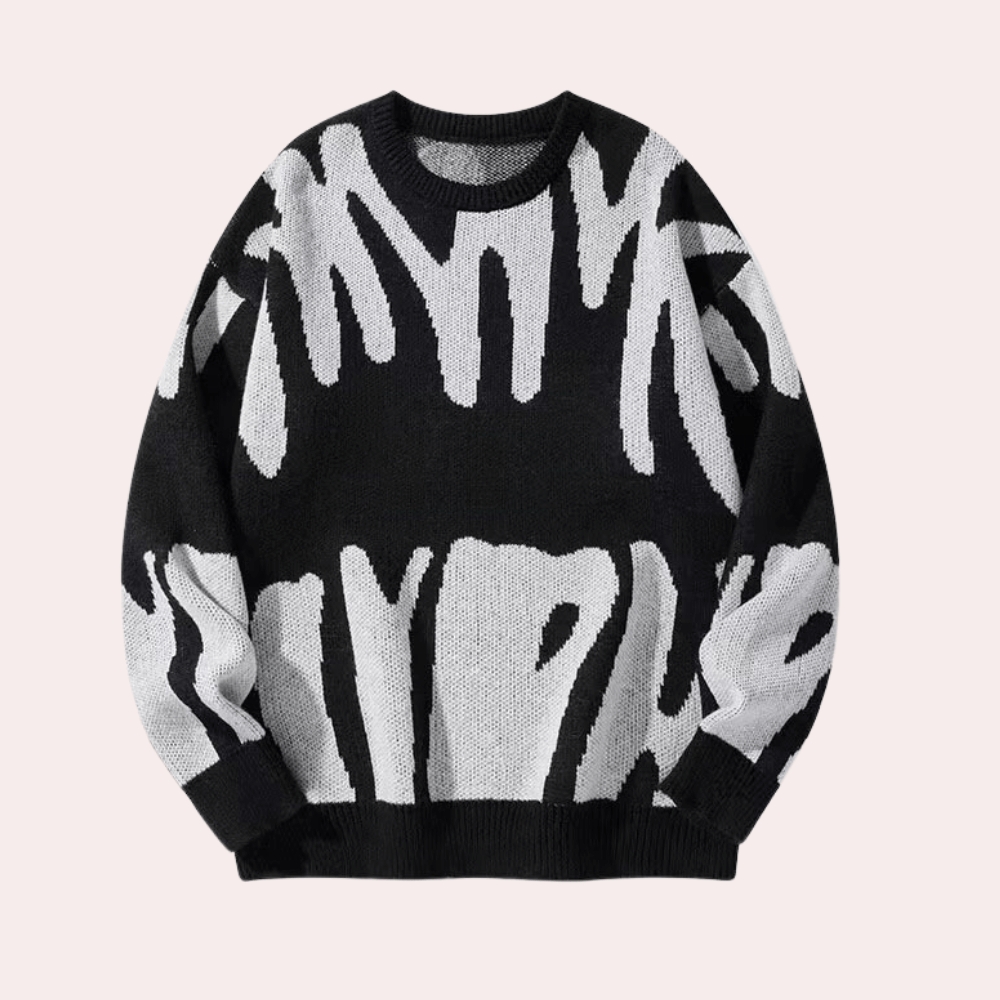 Men's Stylish Knit Sweater: Modern Knit, Comfortable Fit