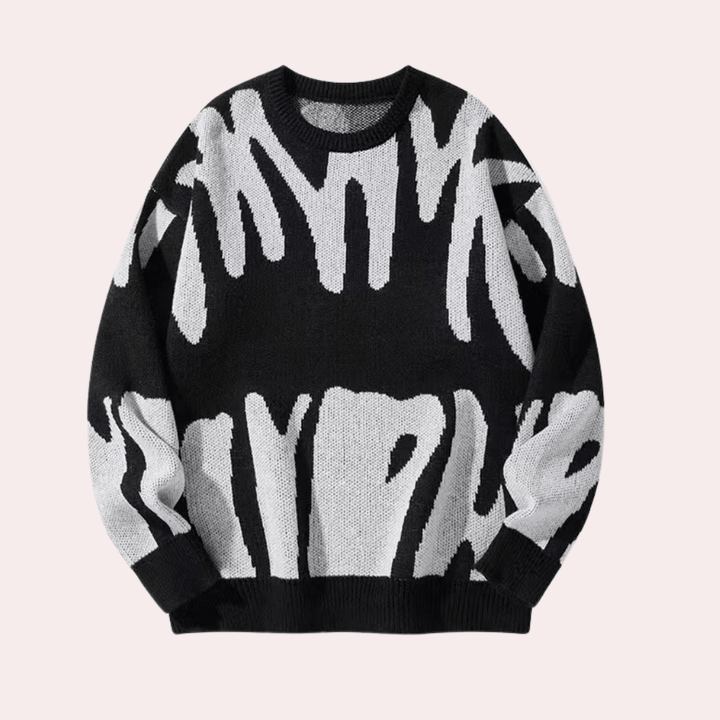 Men's Stylish Knit Sweater: Modern Knit, Comfortable Fit