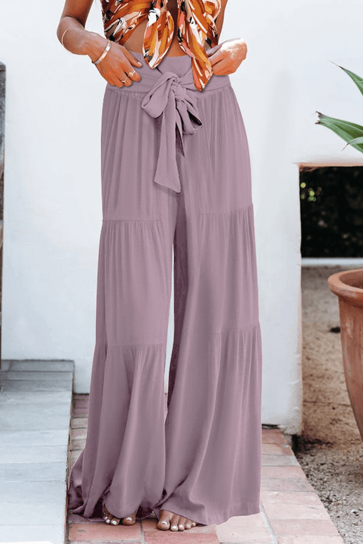 Women's High Waist Wide Leg Pants: Loose Fit, Comfortable Trousers