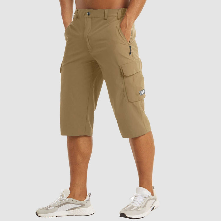 Men's Outdoor Walking Shorts: Multi-Pocket Hiking Shorts