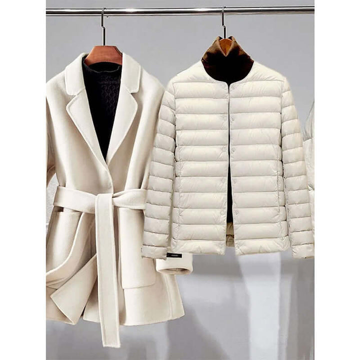 Women's Ultra-Light Packable Down Blazer Duo Set