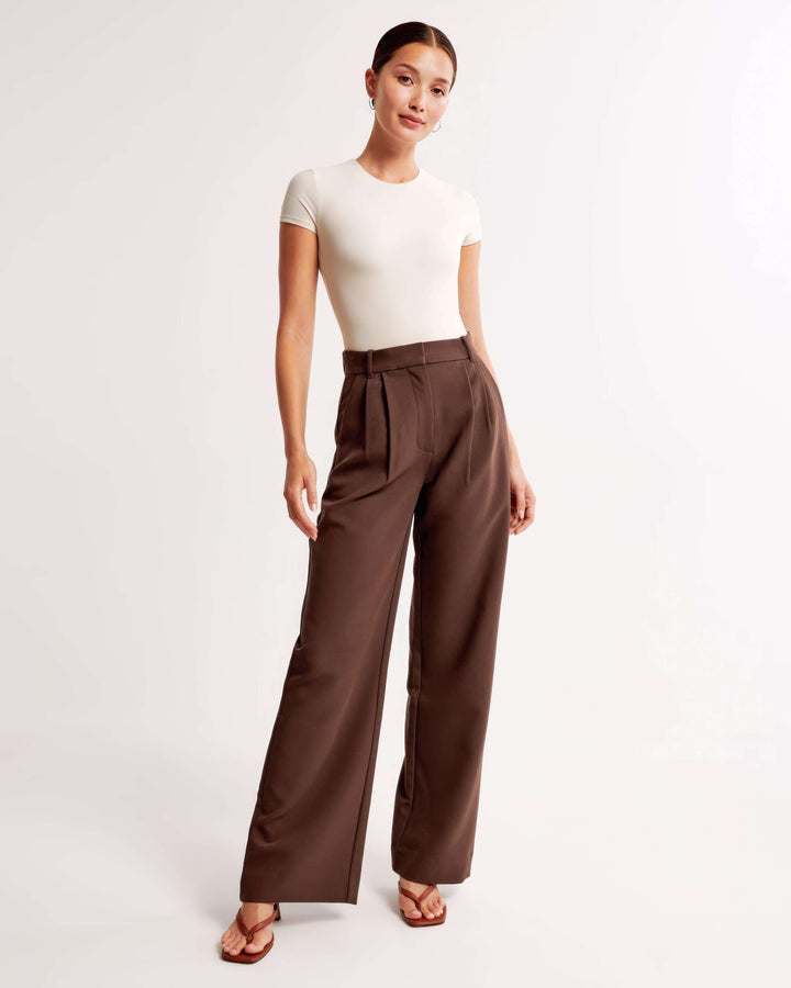 Women's High-Waisted Comfortable Pants: Stylish & Versatile