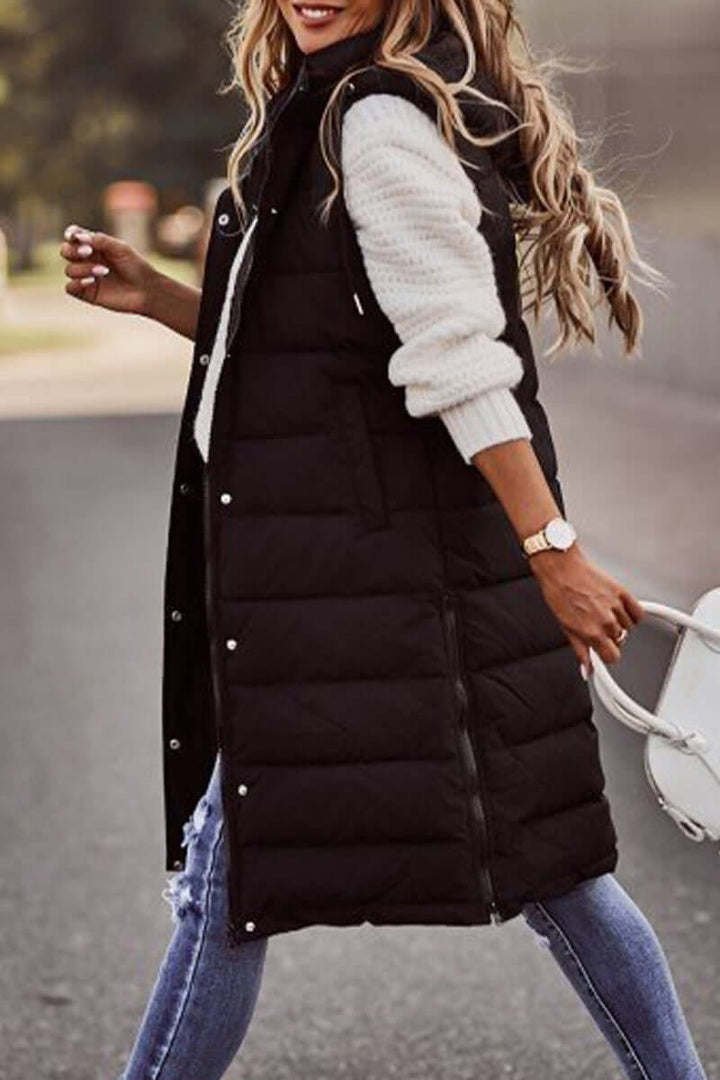 Women's Mandarin Collar Zipper Cardigan: Elegant & Comfortable