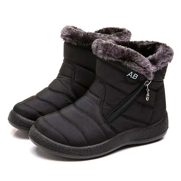 Women's Warm Fur-Trimmed Winter Snow Boots