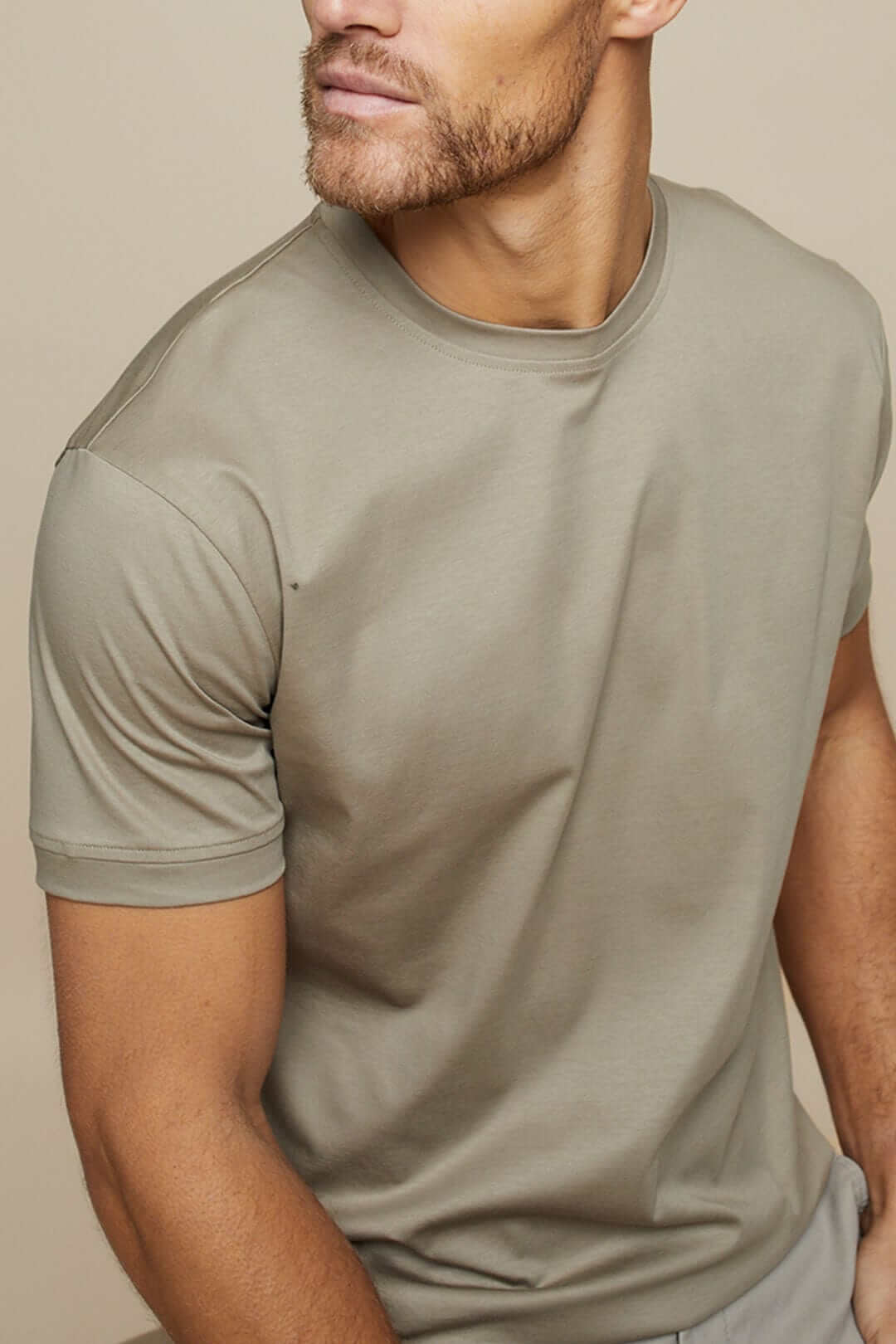Men's Relaxed Fit Cotton Crew Neck T-Shirt