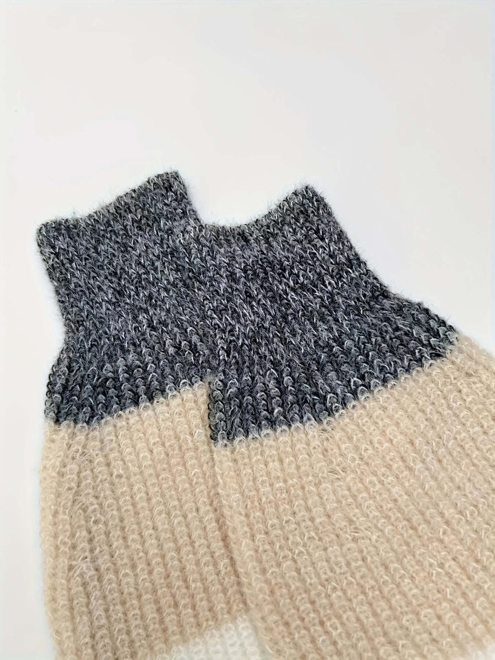 Women's Relaxed Fit Striped Knit Sweater Dress