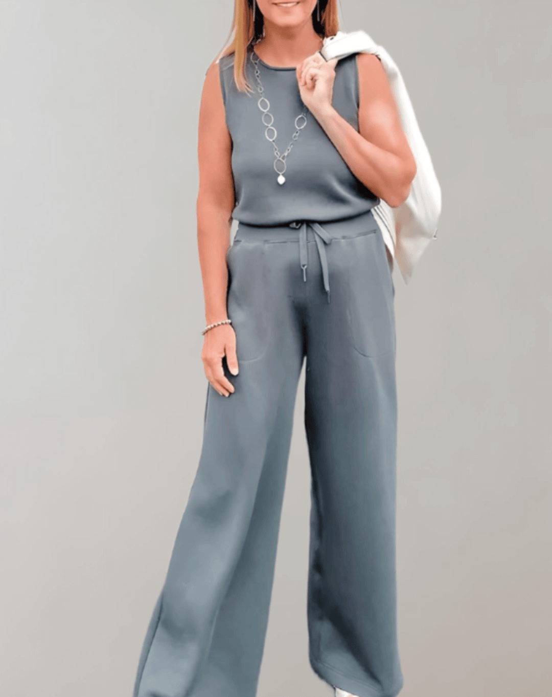 Women's Tweed Co-ord Set: Elegant Jacket & Skirt Outfit