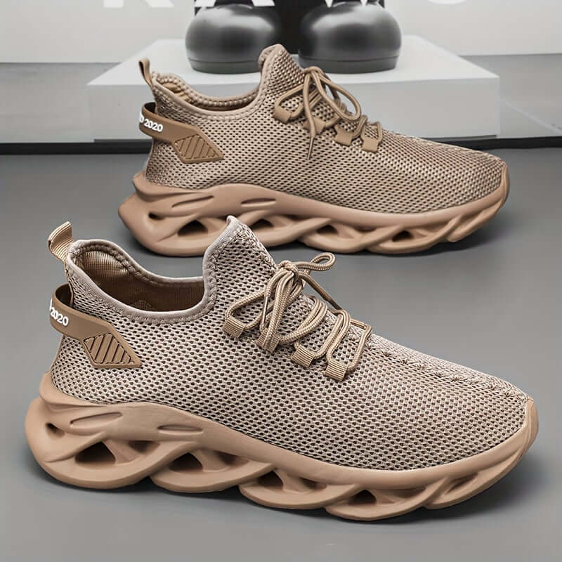 Men's Breathable Running Shoes: Lightweight & Cushioned