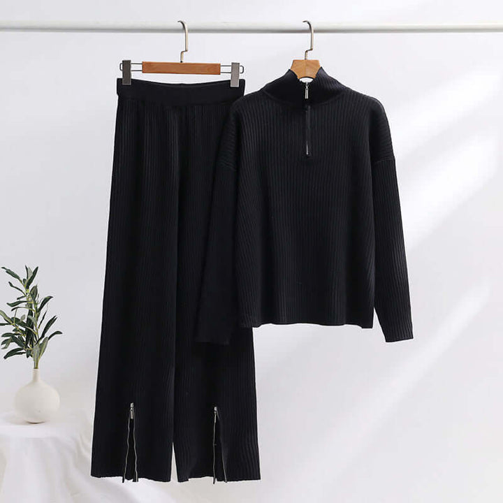 Women's Cozy Knit Sweater and Pants Lounge Set
