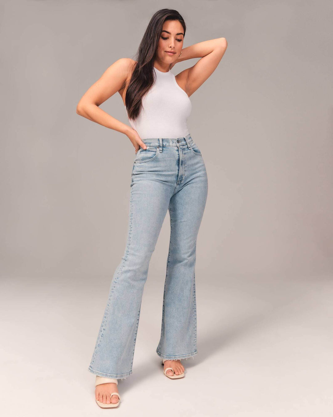 Women's High-Waist Casual Jeans: Versatile & Stylish
