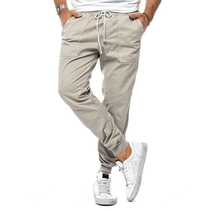 Men's Relaxed Fit Joggers: Tapered Leg, Drawstring Waist