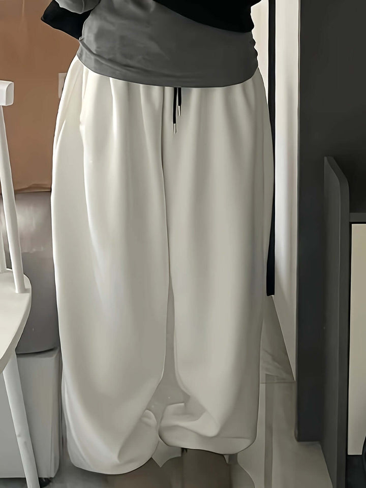 Women's Wide-Leg Elastic Waistband Loungewear