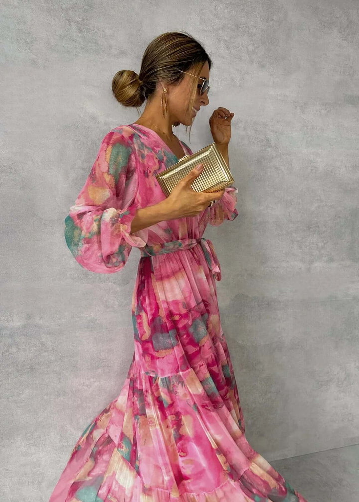 Women's Long Sleeve Summer Dress: Casual A-line Dress