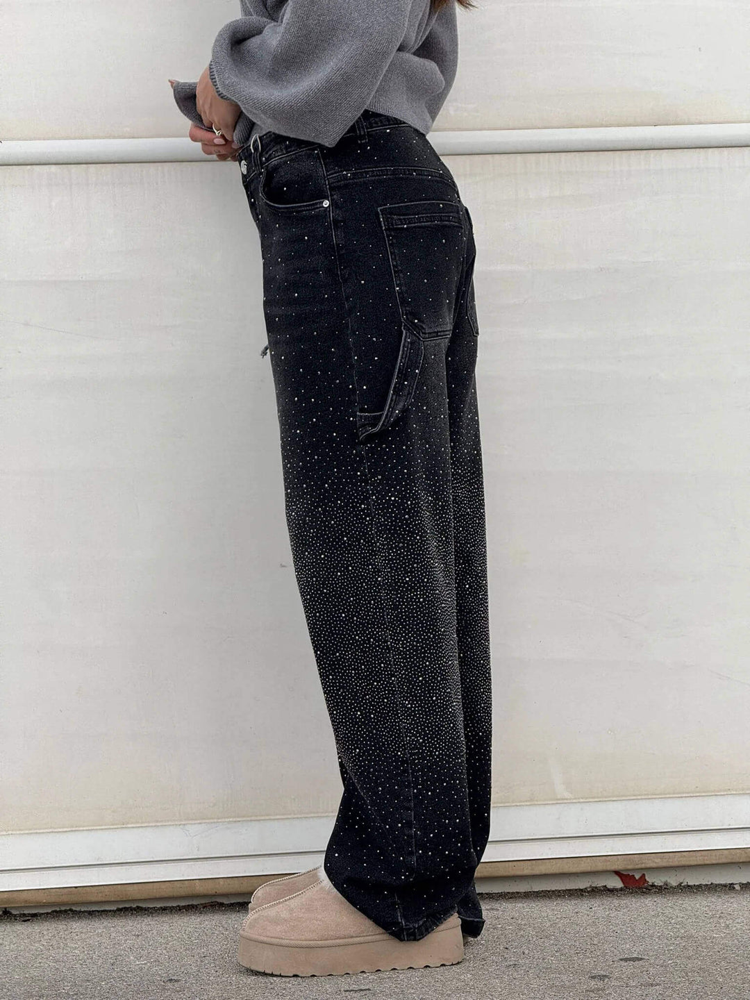 Women's Shiny Balloon Jeans