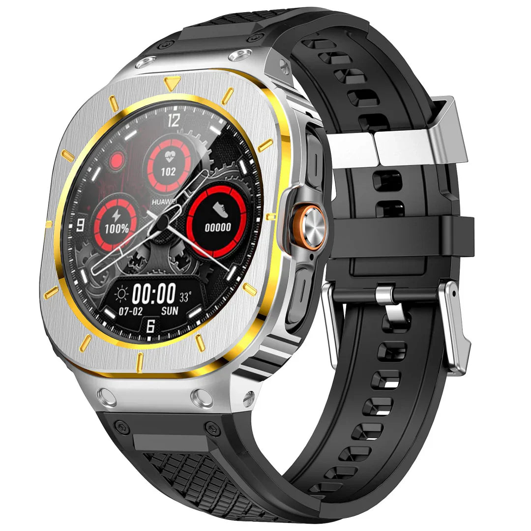Rugged Stainless Steel Case Retrofit Kit for Samsung Galaxy Watch Ultra