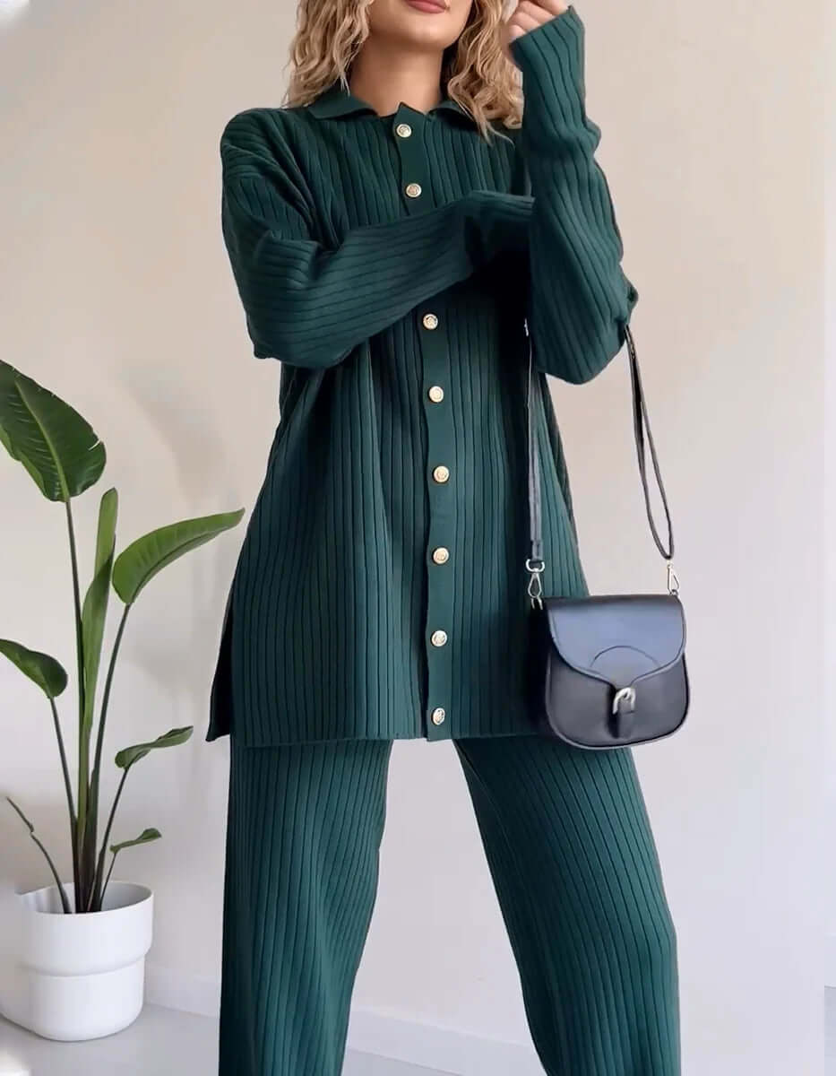 Women's Relaxed Knit Two-Piece Set