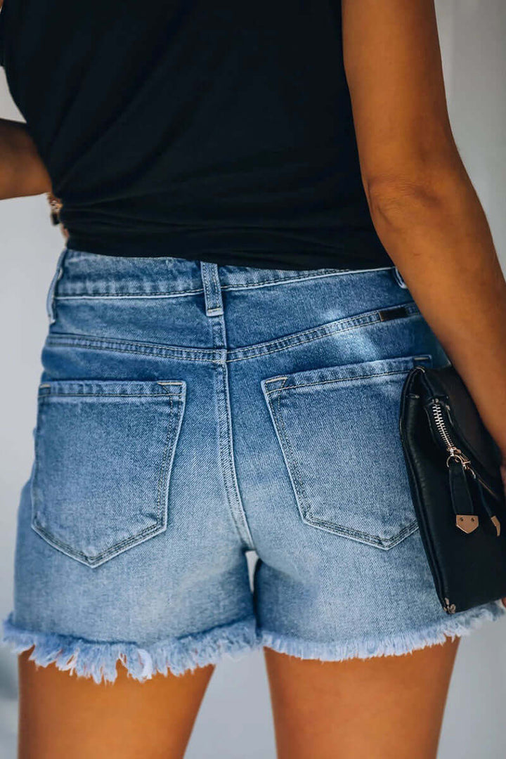 Women's Casual Ripped Denim Shorts: Summer Style