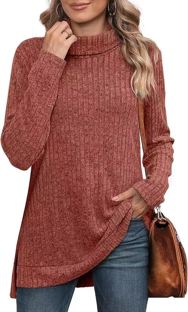 Women's Long Sleeve Relaxed Fit Sweatshirt Top