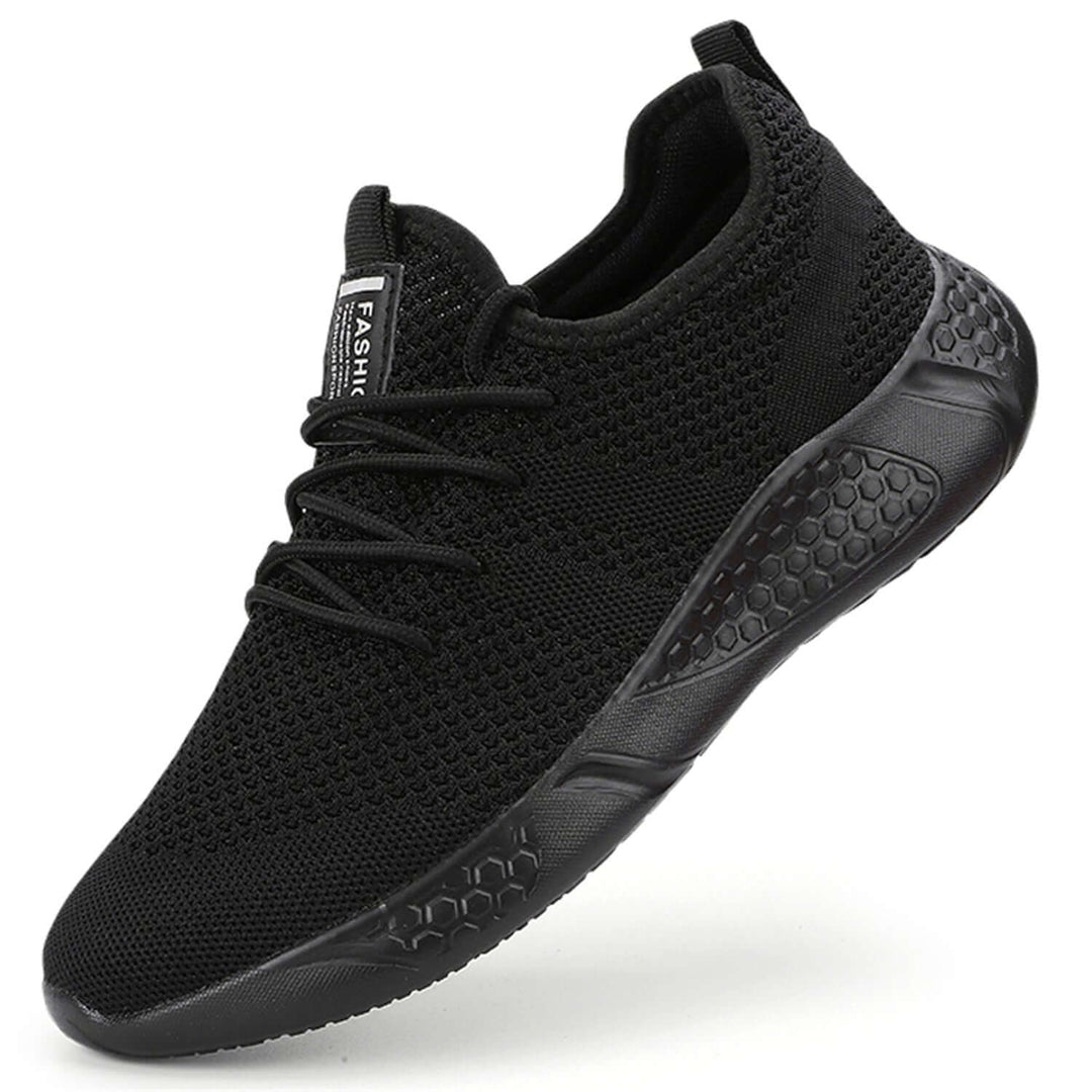 Men's Breathable Knit Sneakers: Lightweight Casual Shoes