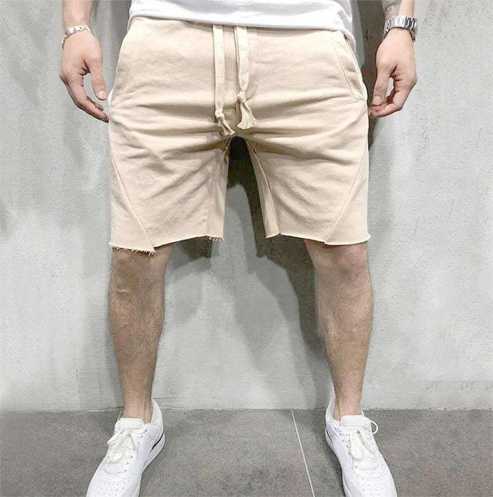 Men's Relaxed Fit Cotton Shorts: Knee Length, Casual Style