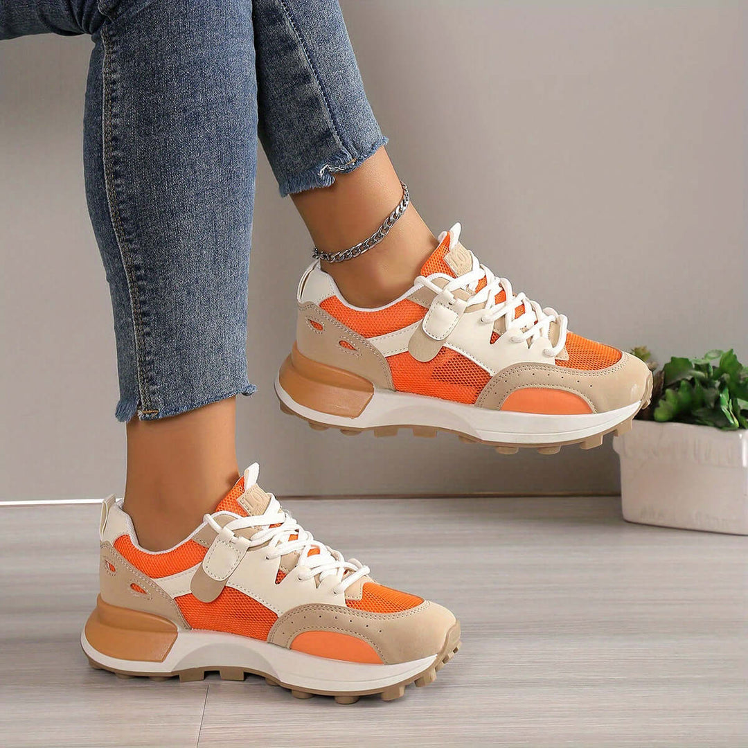 Women's Breathable Mesh Chunky Trainers