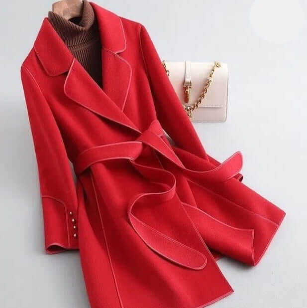 Women's Long Winter Wool Blend Coat