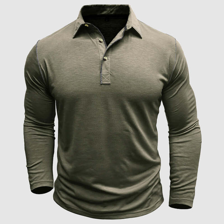 Men's Regular Fit Polo Shirt with Contrast Trim