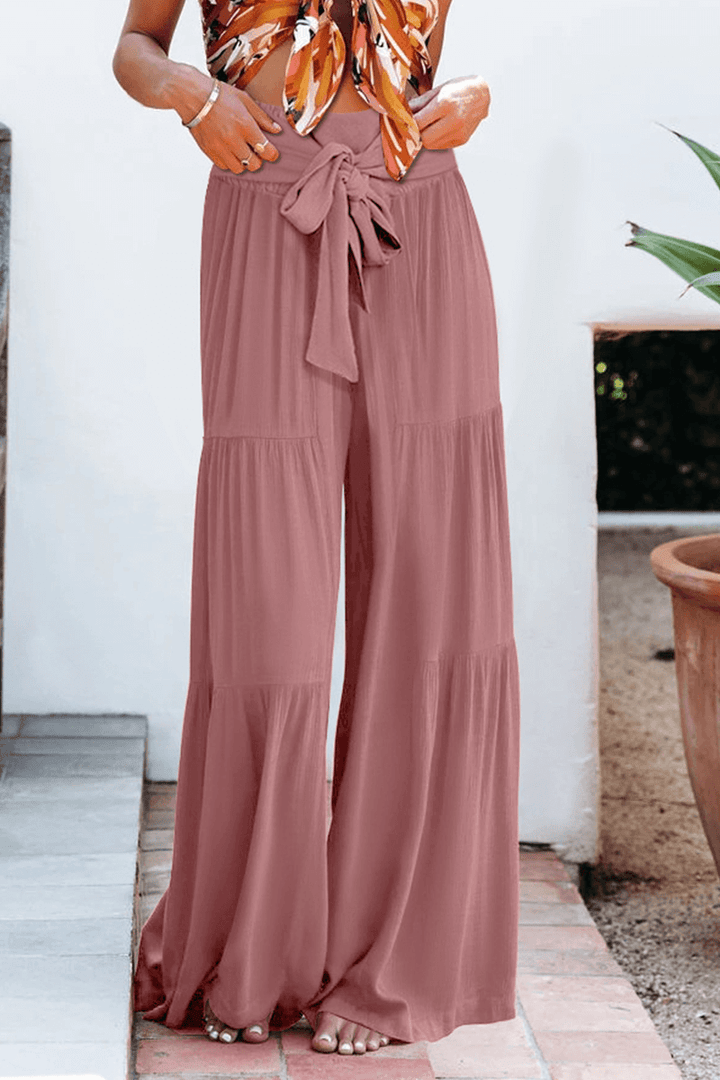 Women's High Waist Wide Leg Pants: Loose Fit, Comfortable Trousers
