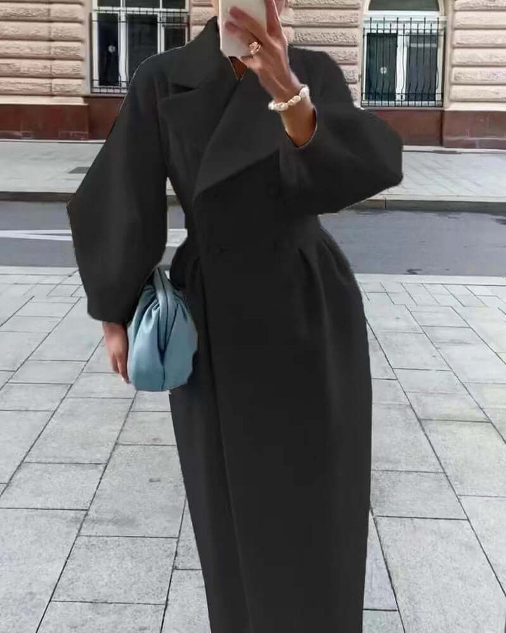 Women's Long Lantern Sleeve Coat