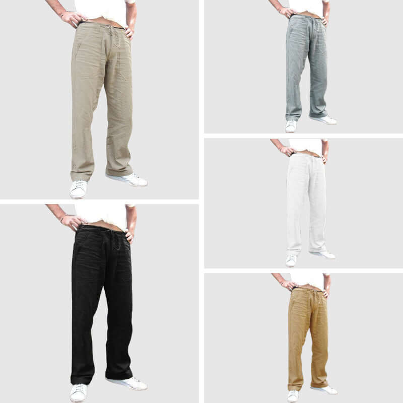 Men's Relaxed-Fit Drawstring Casual Trousers