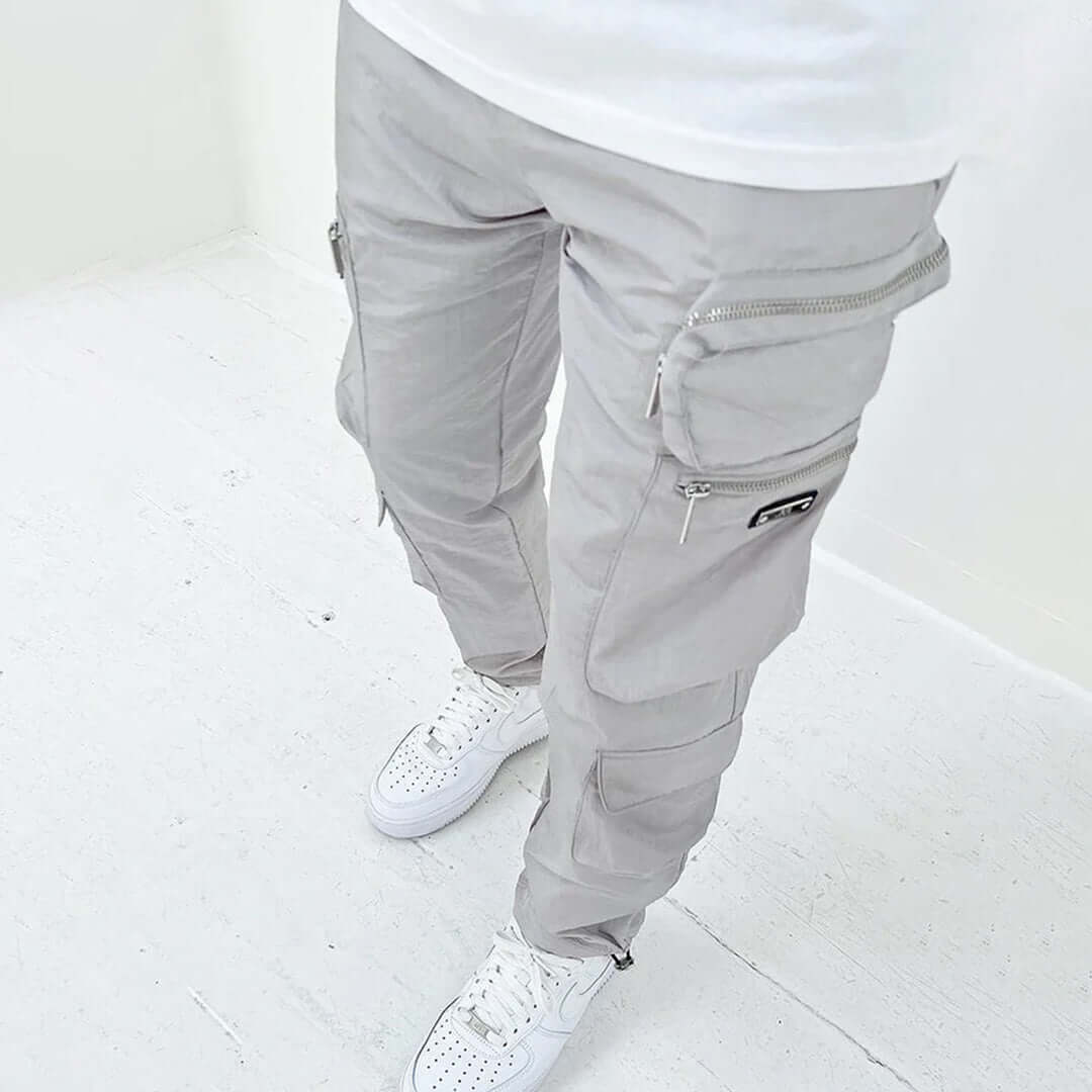 Men's Classic Fit Cargo Pants: Multi-Pocket Utility Trousers