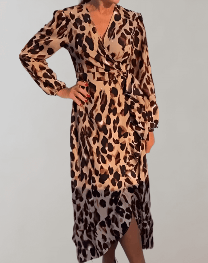 Summer Leopard Print Casual Dress