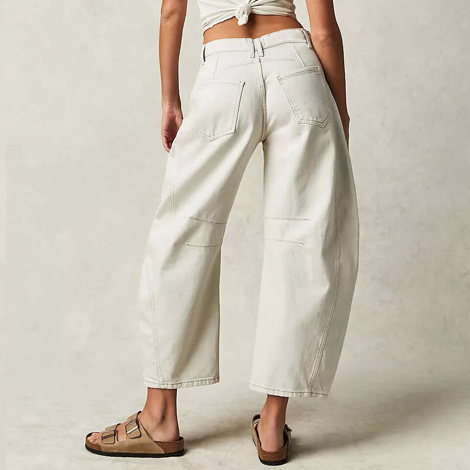 Women's High Waist Wide Leg Jeans: Comfortable & Stylish