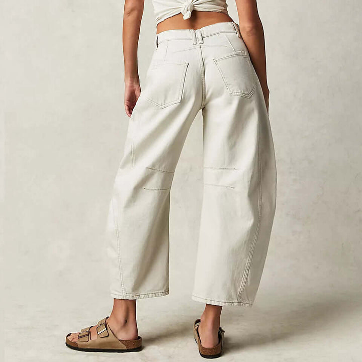 Women's High Waist Wide Leg Jeans: Comfortable & Stylish