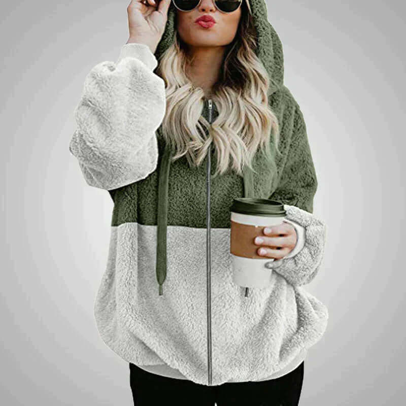 Cozy Hooded Teddy Vest: Warm Winter Jacket