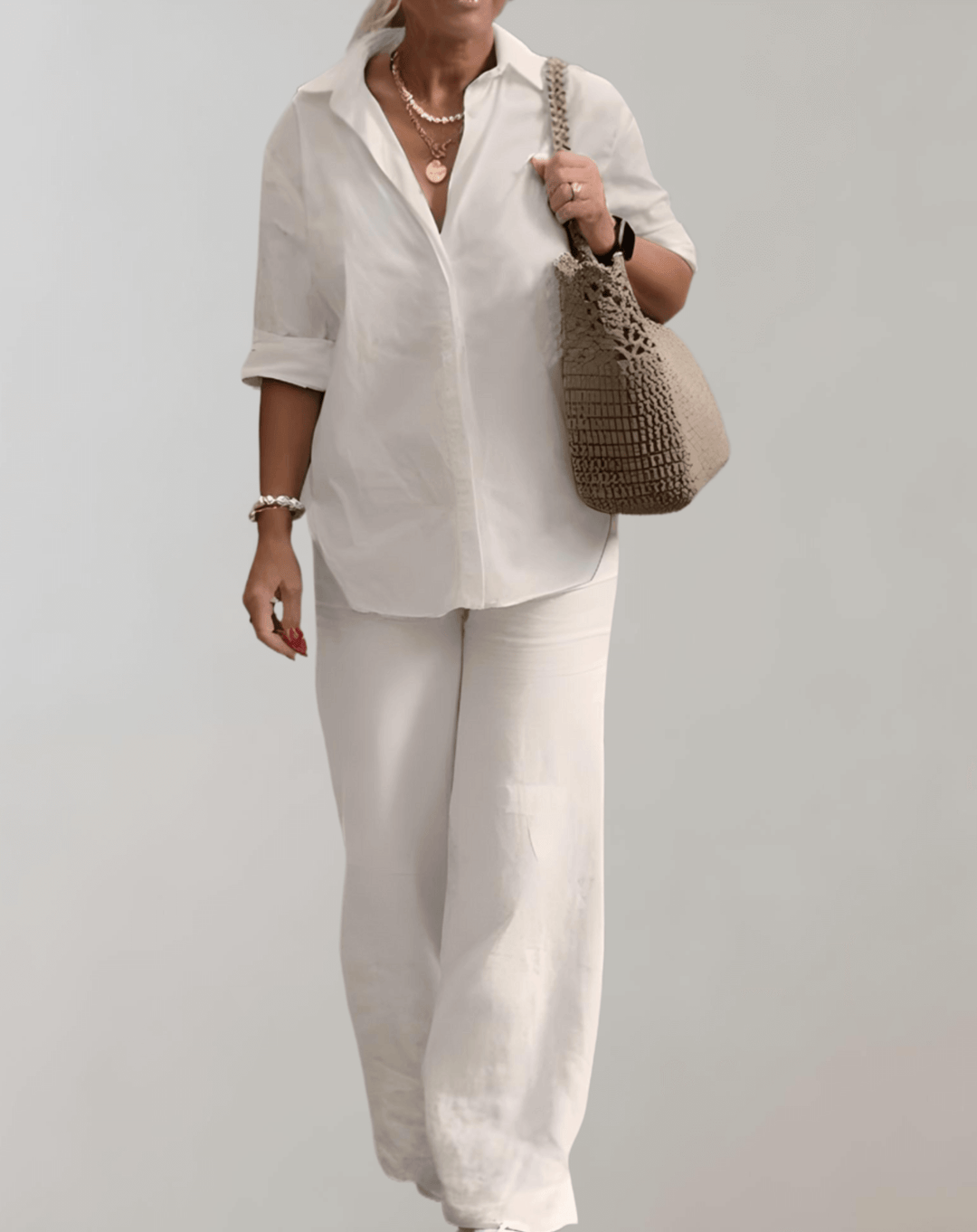 Women's Casual Co-ord Set: Chic Two-Piece Outfit