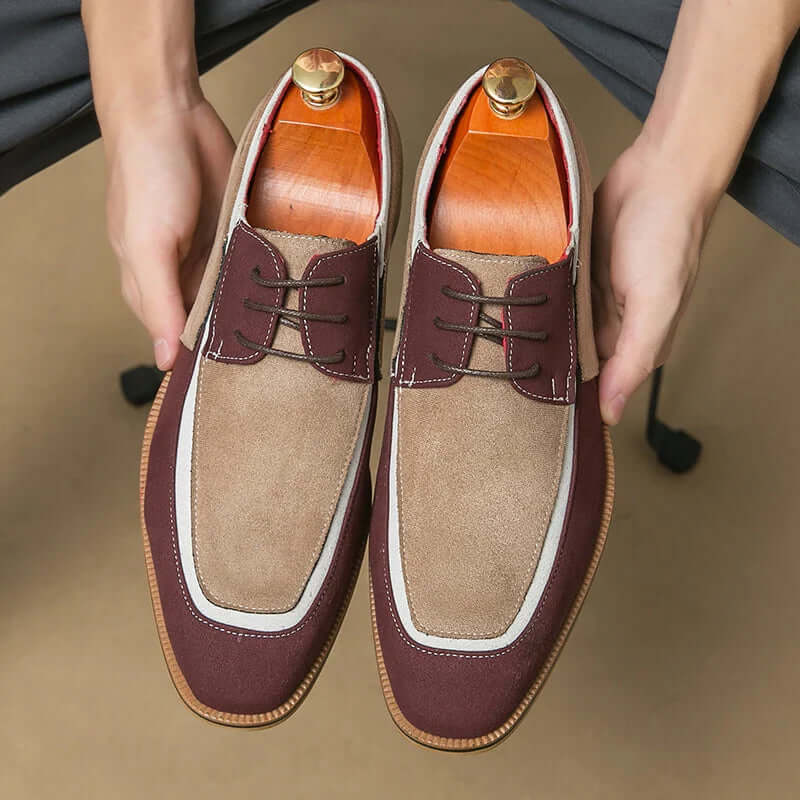 Men's Casual Pointed Toe Faux Leather Shoes