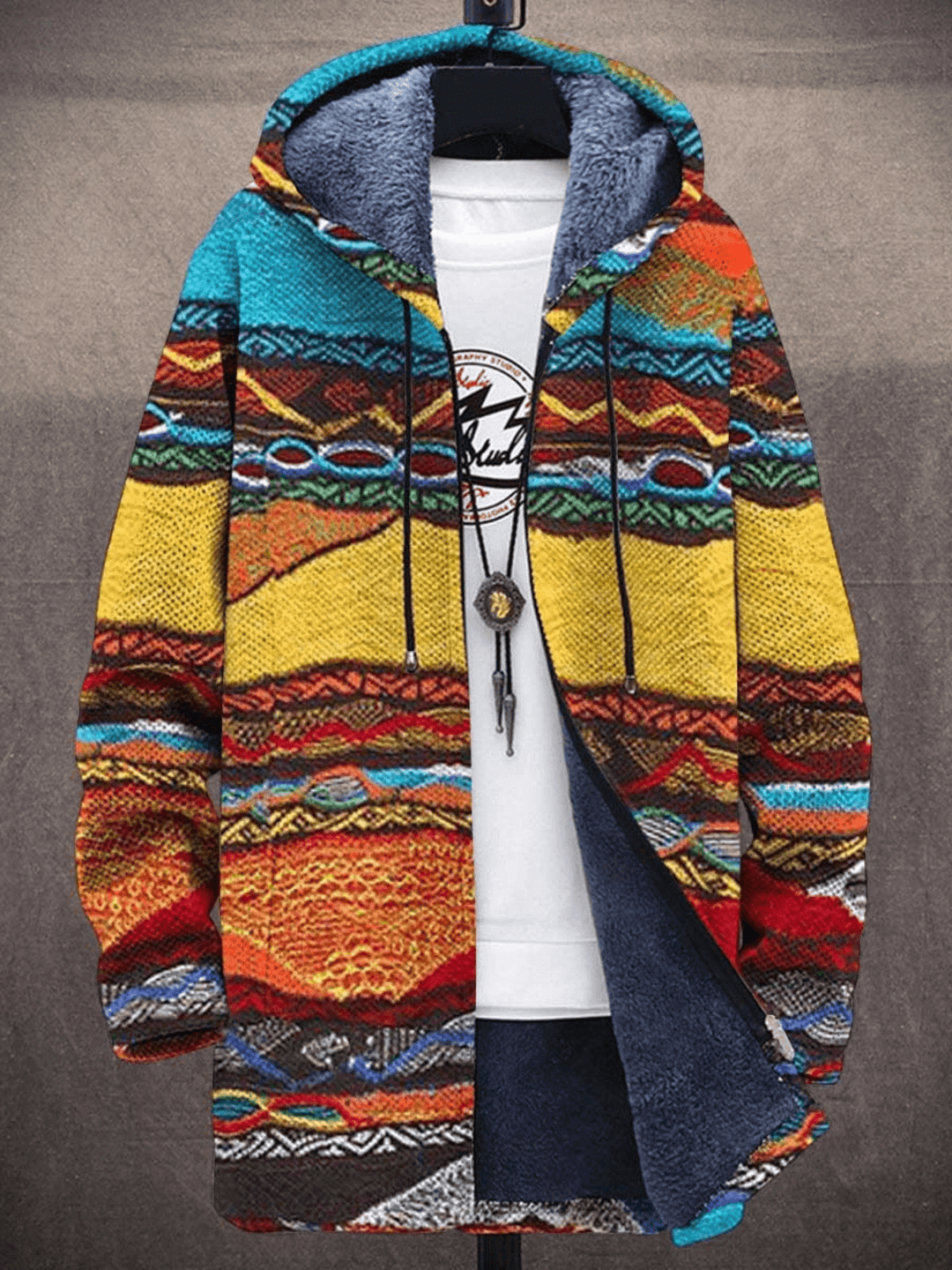 Luxurious artistic cardigan