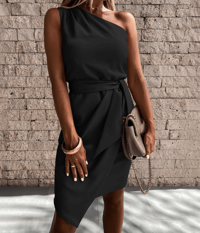 Elegant Sleeveless Midi Dress: Casual Summer Dress