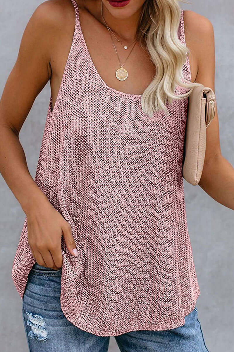 Women's Summer Knitted Sleeveless Top