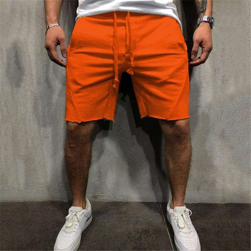 Men's Relaxed Fit Cotton Shorts: Knee Length, Casual Style