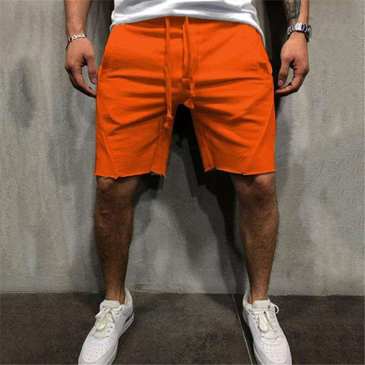 Men's Relaxed Fit Cotton Shorts: Knee Length, Casual Style