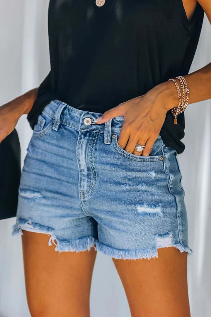 Women's Casual Ripped Denim Shorts: Summer Style