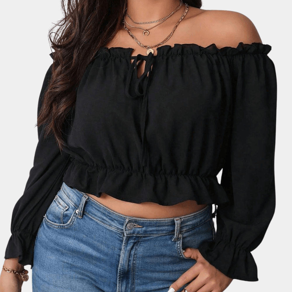 Elegant Ruched Women's Top: Breathable & Versatile