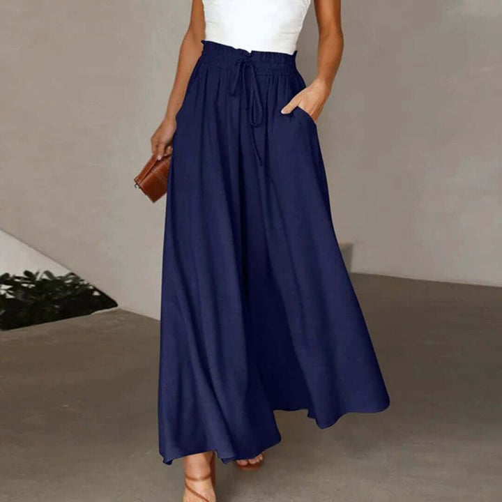 Women's Flowy Maxi Skirt with Pockets