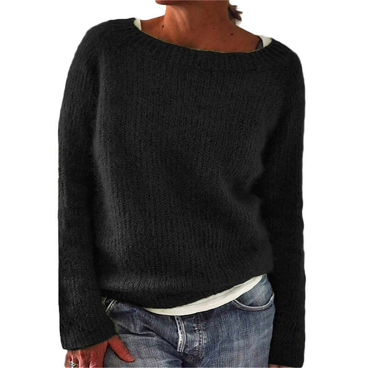 Women's Relaxed-Fit Knit Sweater