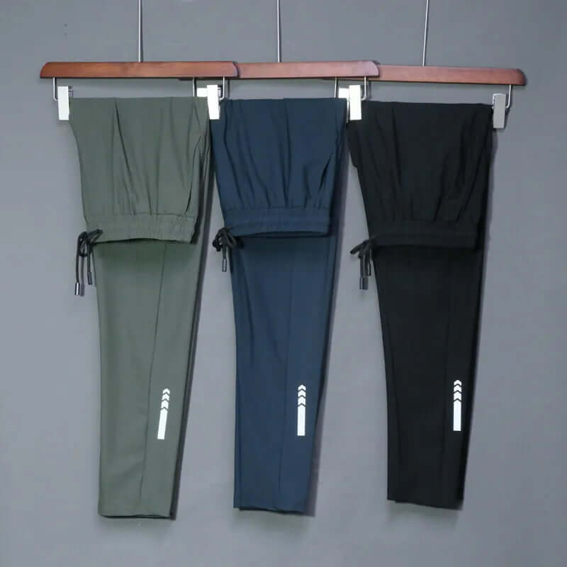 Men's Drawstring Two-Pocket Sweatpants: Relaxed Fit, Casual Style