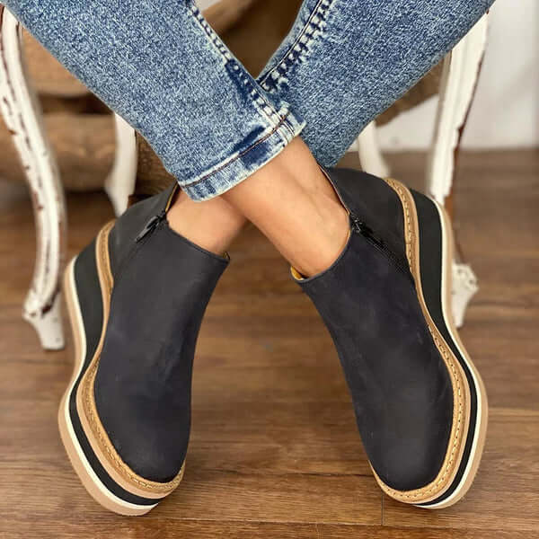 Women's Leather Ankle Boots: Elegant & Comfortable Footwear