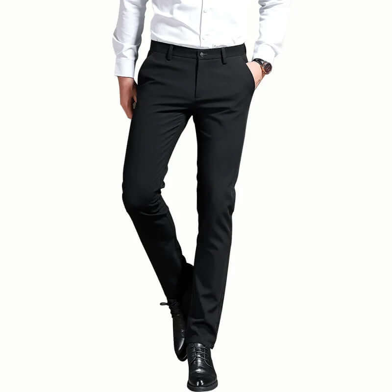 Men's Stretchy Formal Trousers: Comfortable & Stylish